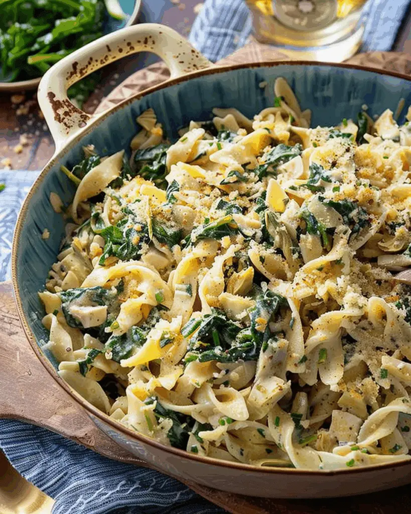 Spinach Artichoke Pasta