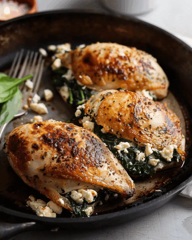 Spinach Feta Stuffed Chicken
