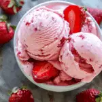 Strawberry Greek Frozen Yogurt