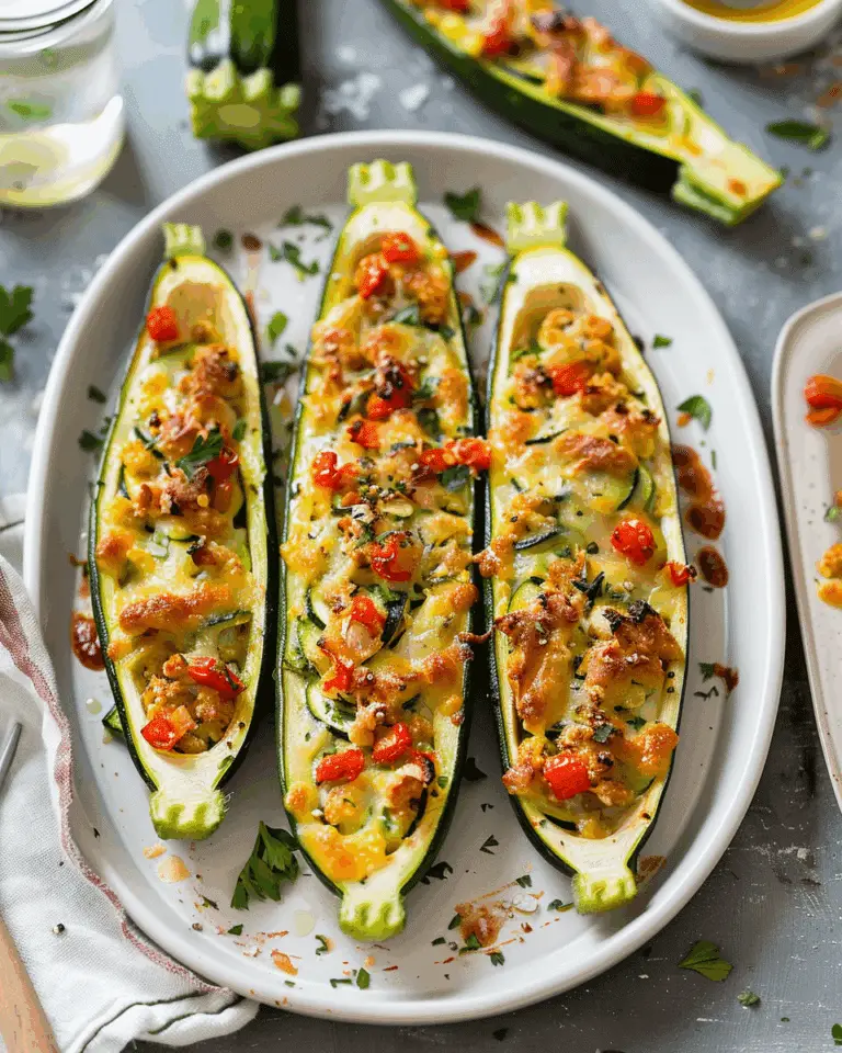 Stuffed Zucchini Boats