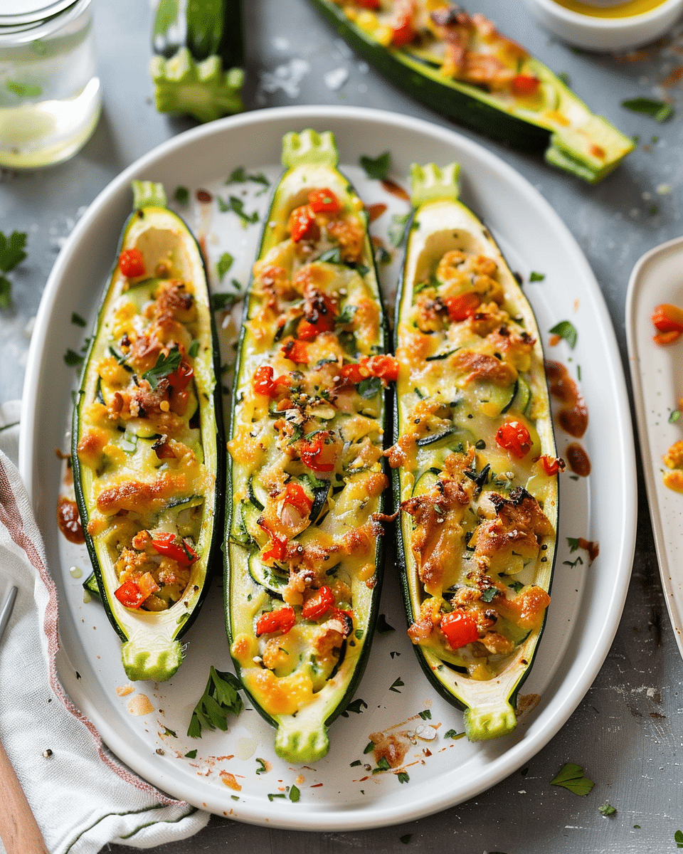 Stuffed Zucchini Boats