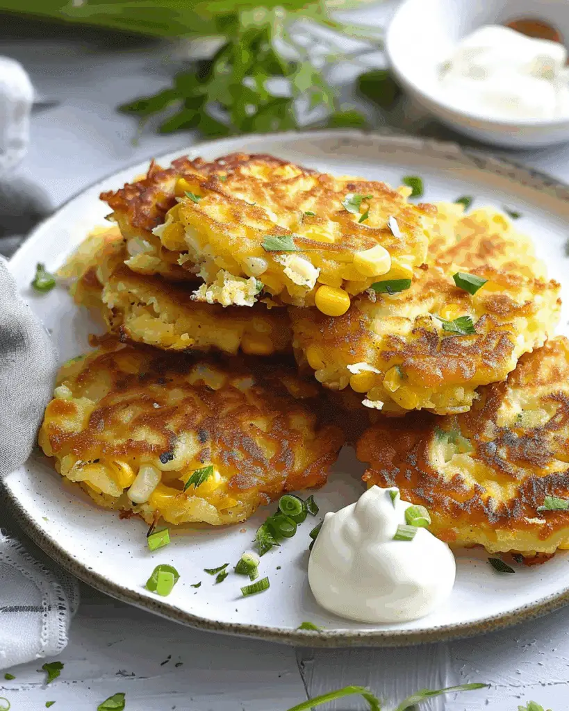 Sweet Corn Fritters
