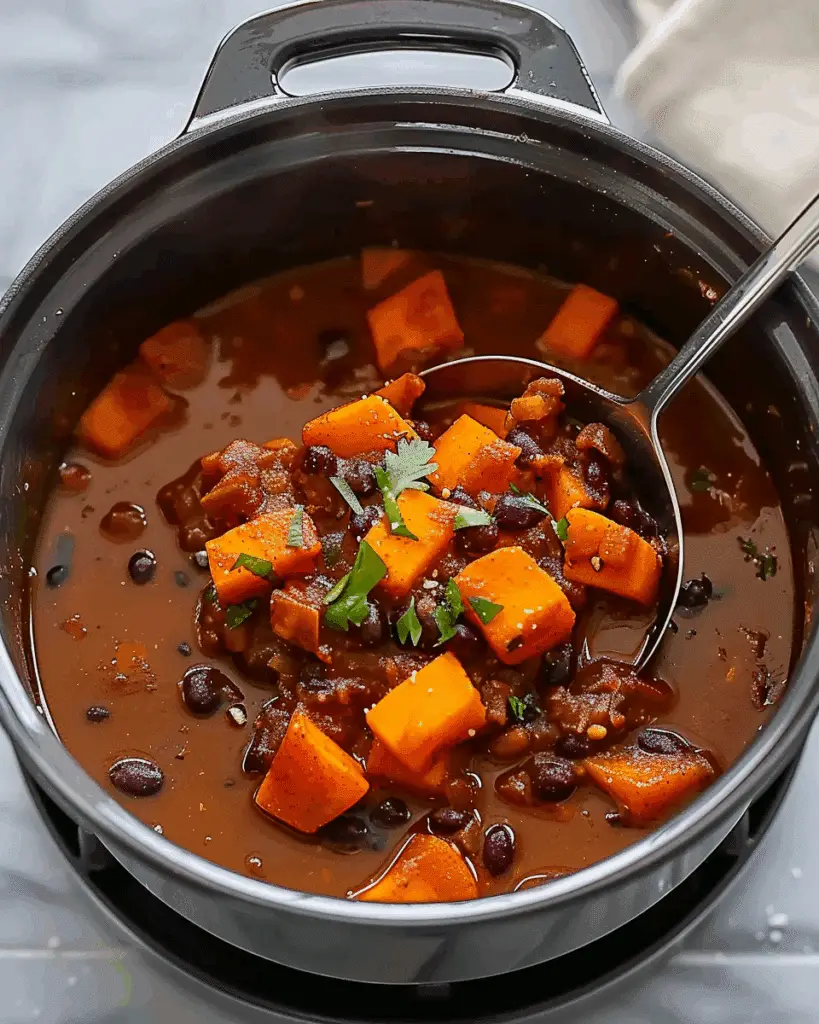 Sweet Potato & Black Bean Chili