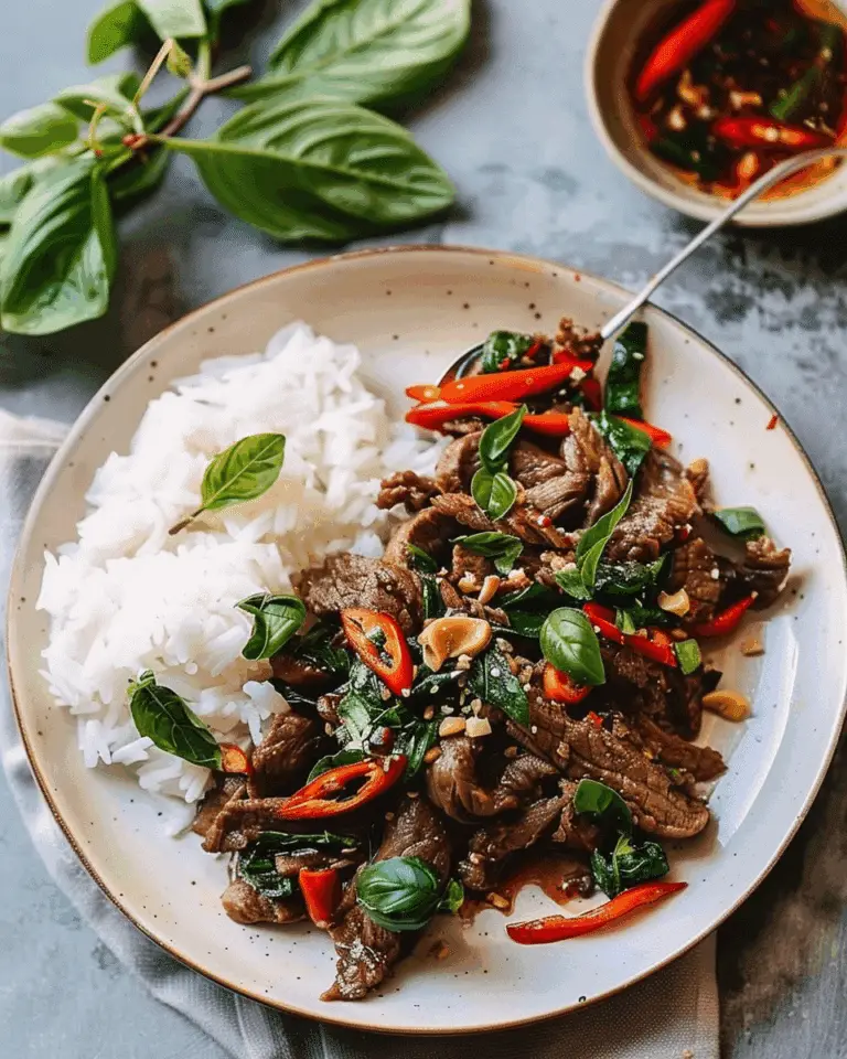 Thai Basil Beef