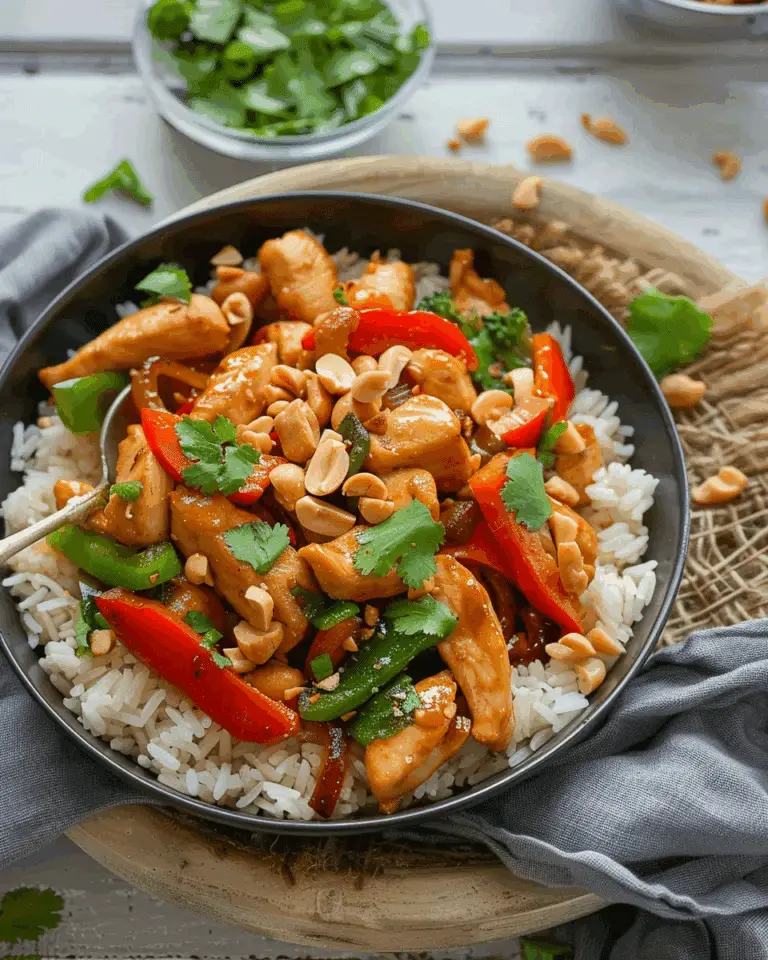 Thai Peanut Chicken Stir Fry