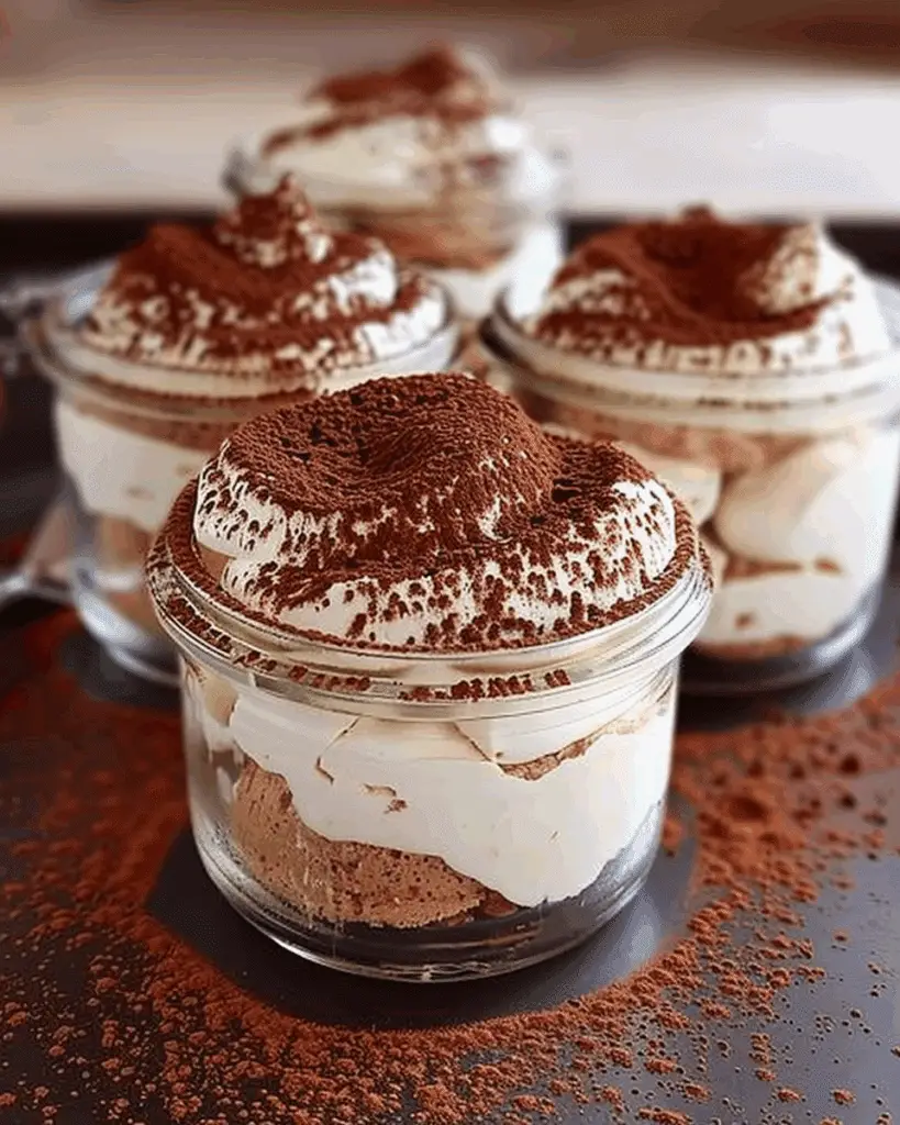 Tiramisu in Jars