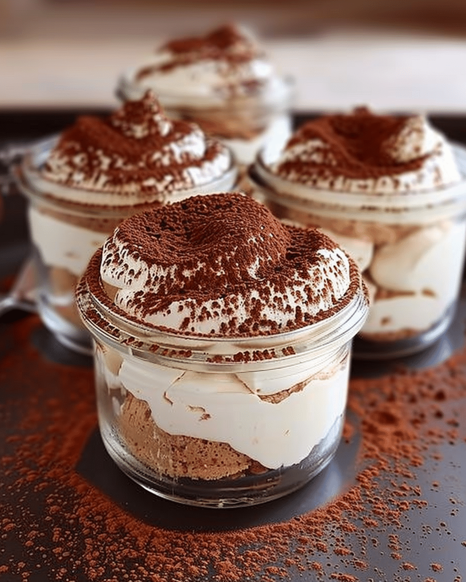Tiramisu in Jars