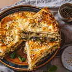Turkish Börek (Spinach and Cheese Pie)