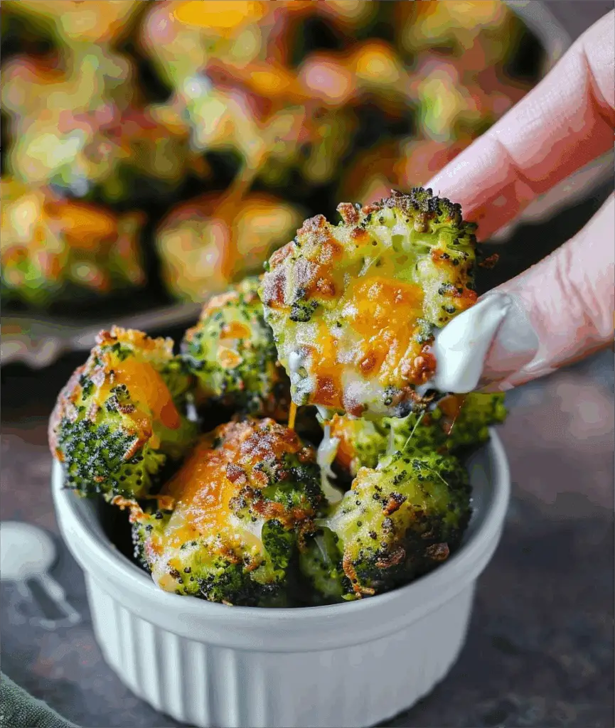 Cheesy Baked Broccoli Tots
