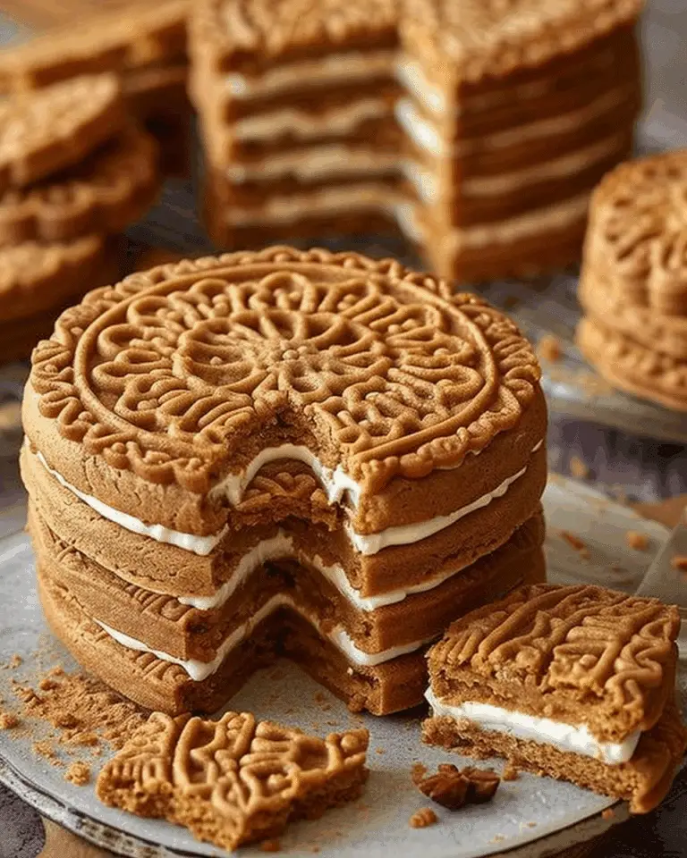 No-Bake Lotus Biscoff Cheesecake Bars