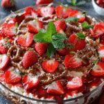 Old-Fashioned Strawberry Pretzel Salad