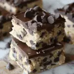 No Bake Chocolate Chip Cookie Dough Bars