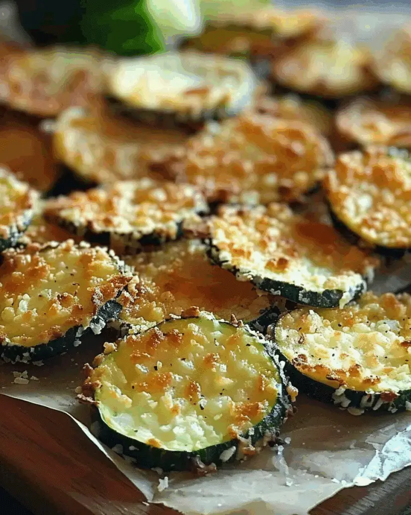 Zucchini Parmesan Crisps
