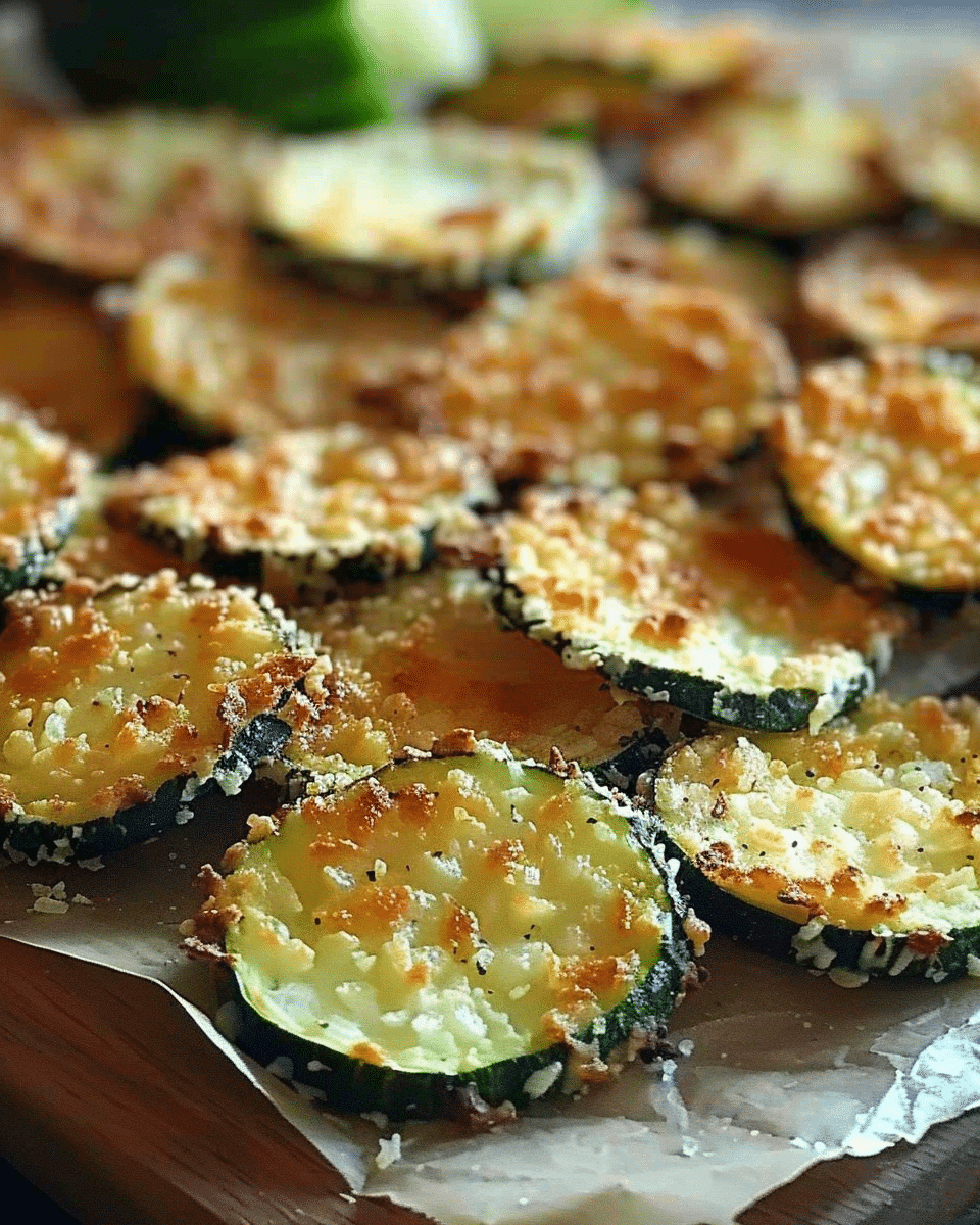 Zucchini Parmesan Crisps