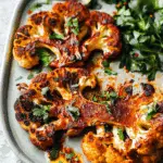 Harissa Spiced Cauliflower Steaks
