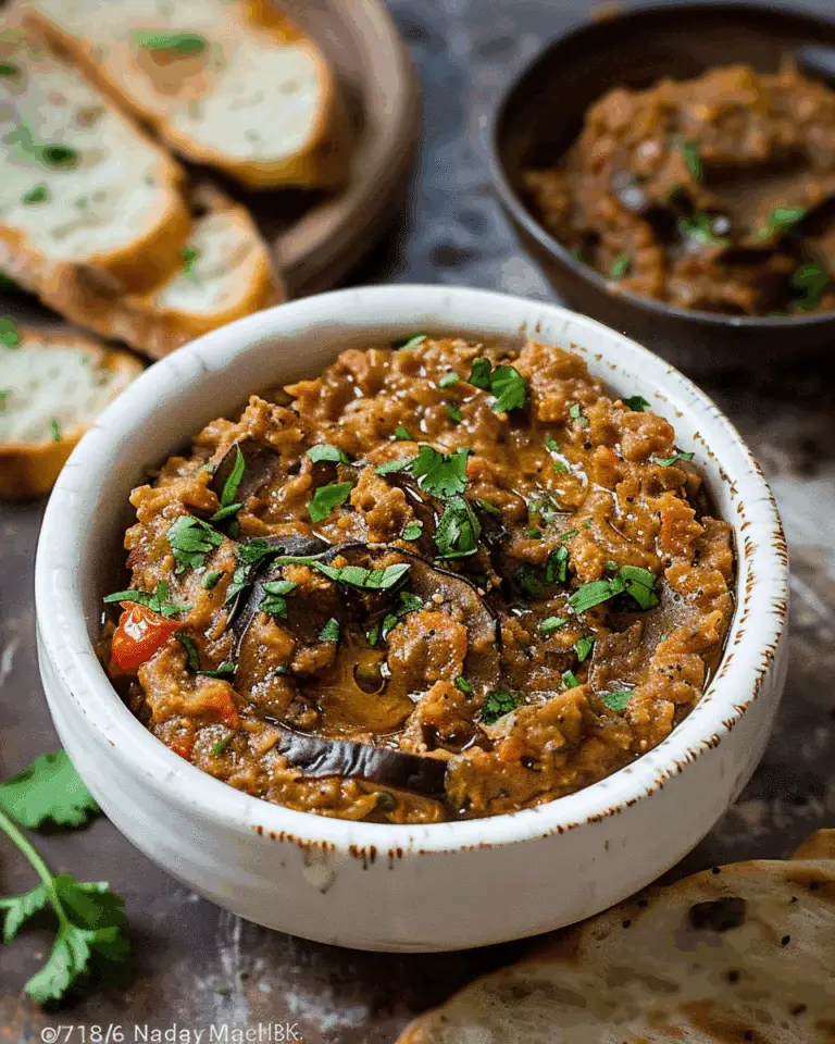 Zaalouk (Moroccan Eggplant Dip)