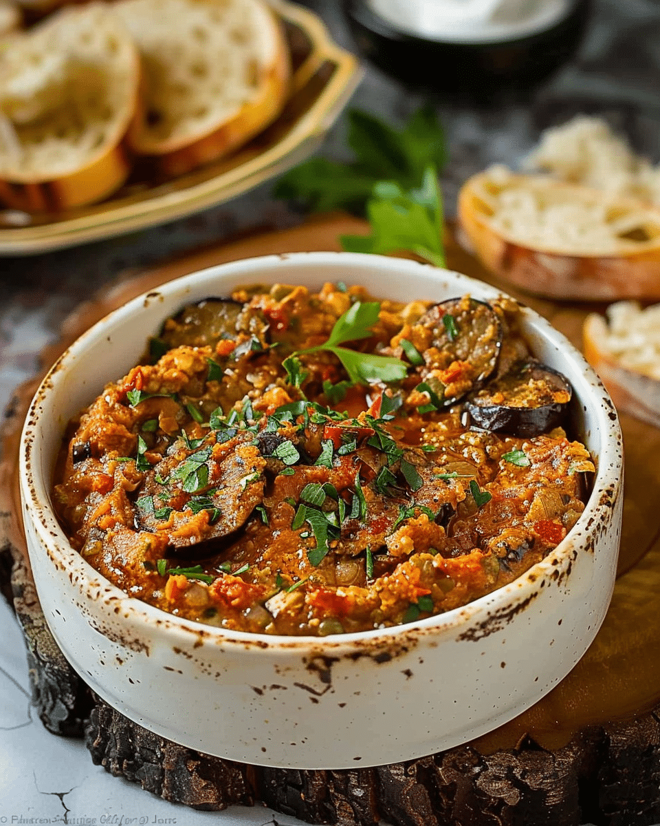 Zaalouk (Moroccan Eggplant Dip)