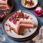 Rose and Pistachio Milk Cake