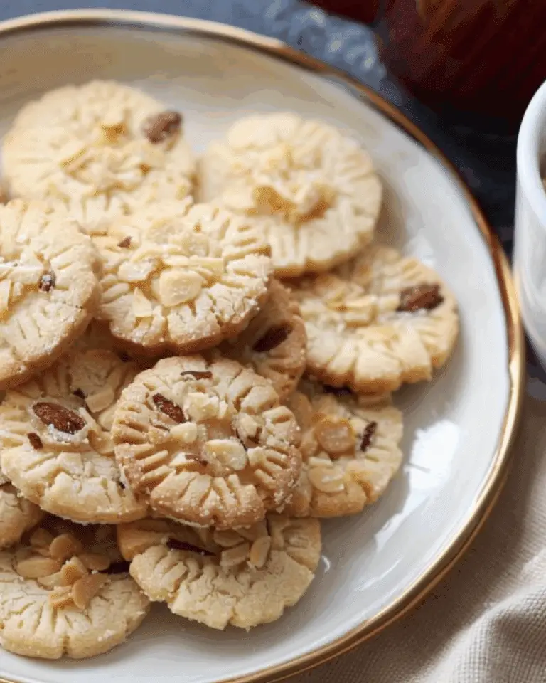 Fragrant Almond Shortbread Cookies
