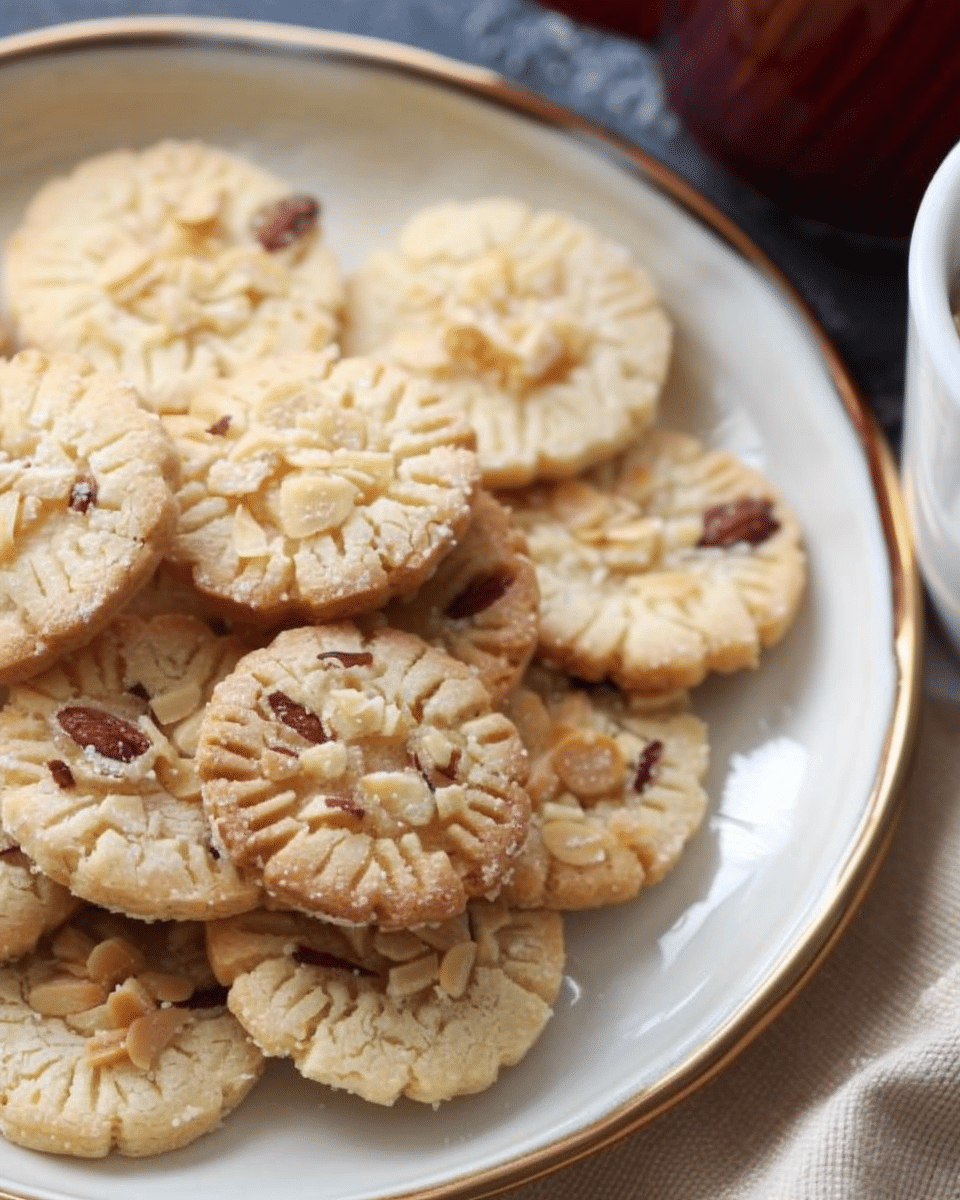 Fragrant Almond Shortbread Cookies