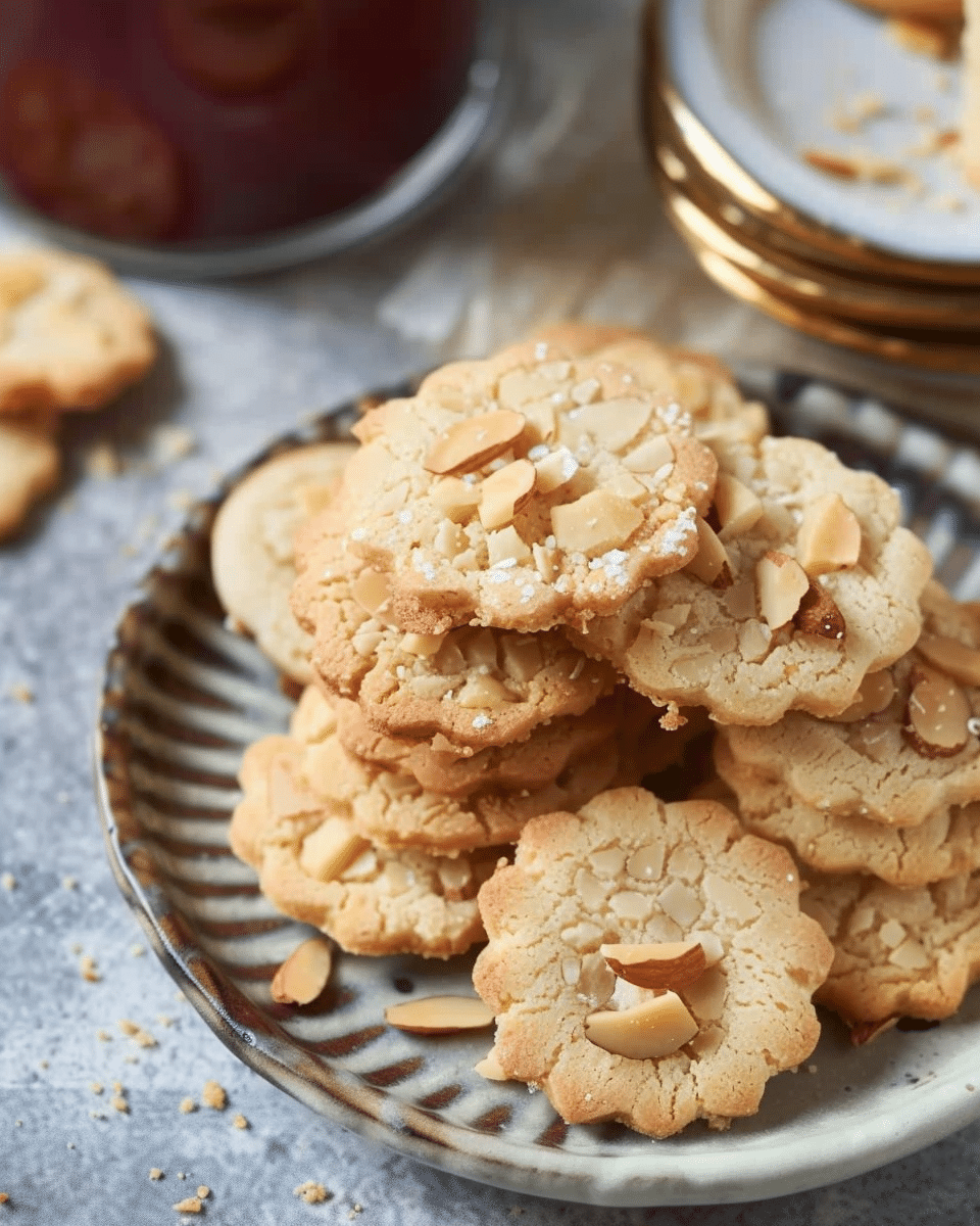 Fragrant Almond Shortbread Cookies