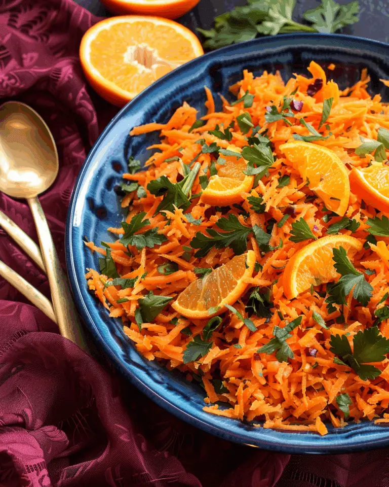 Moroccan Carrot Salad with Oranges