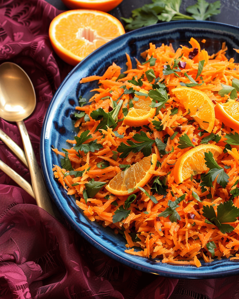 Moroccan Carrot Salad with Oranges