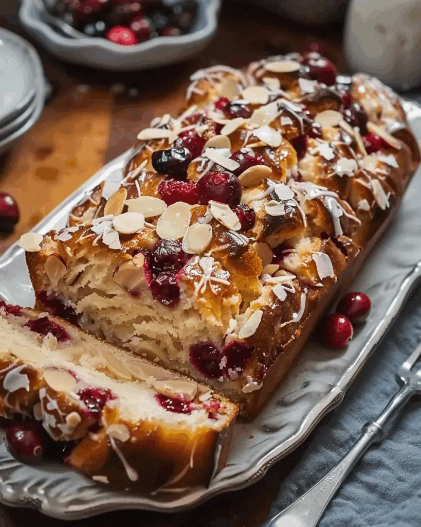 Cranberry-Almond Pull-Apart Bread