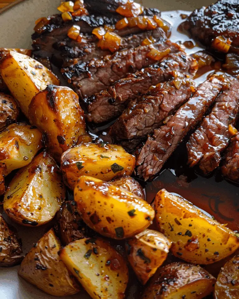 Irresistible Honey Beef with Roasted Potatoes in 30 Minutes