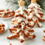 White Christmas Tree Pretzels