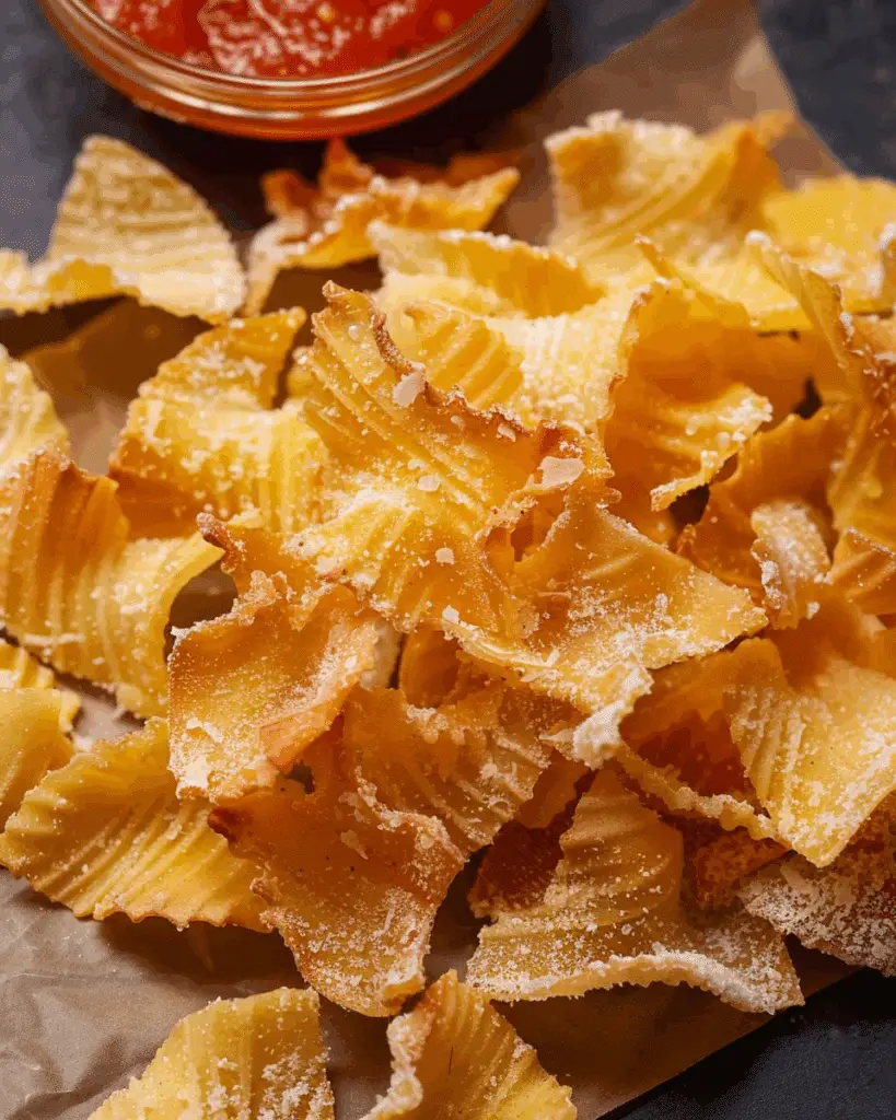 Air Fryer Pasta Chips