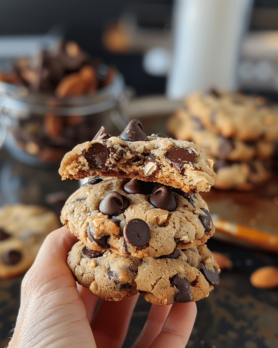 Almond Flour Chocolate Chip Cookies
