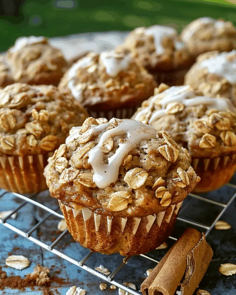 Apple Cinnamon Oatmeal Muffins