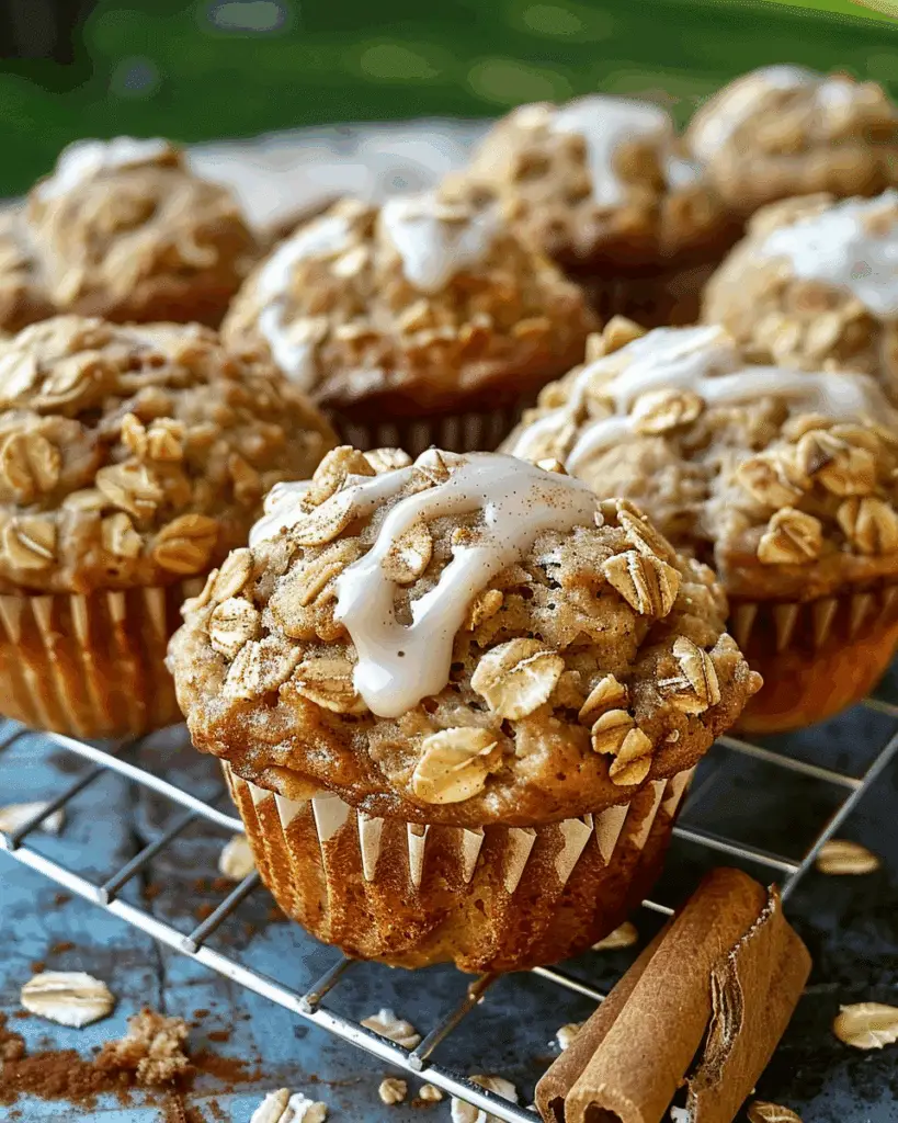 Apple Cinnamon Oatmeal Muffins