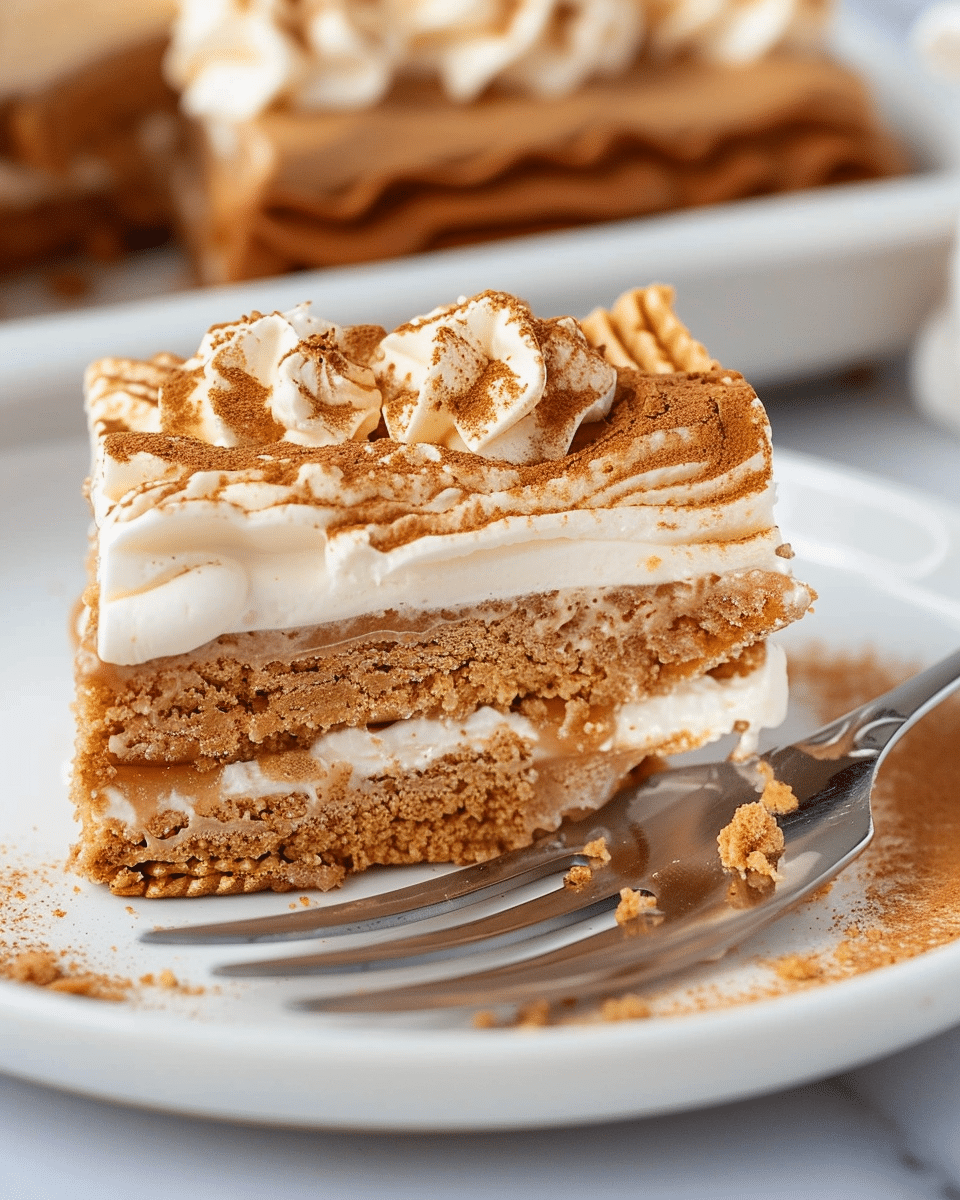 Biscoff Icebox Cake