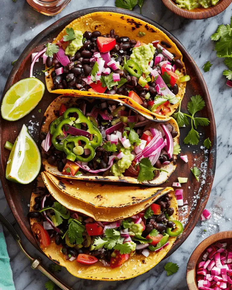 Easy Black Bean Tacos