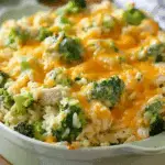 Broccoli, Rice, Cheese, and Chicken Casserole