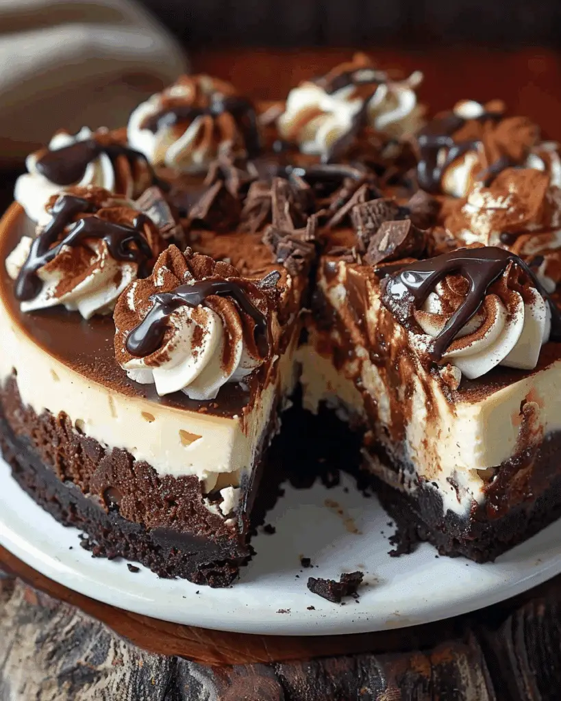 Brownie Sundae Cheesecake