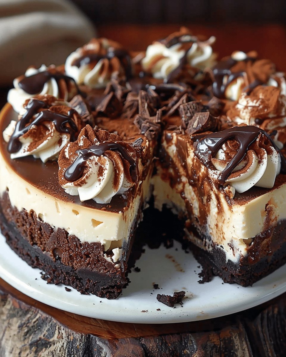 Brownie Sundae Cheesecake
