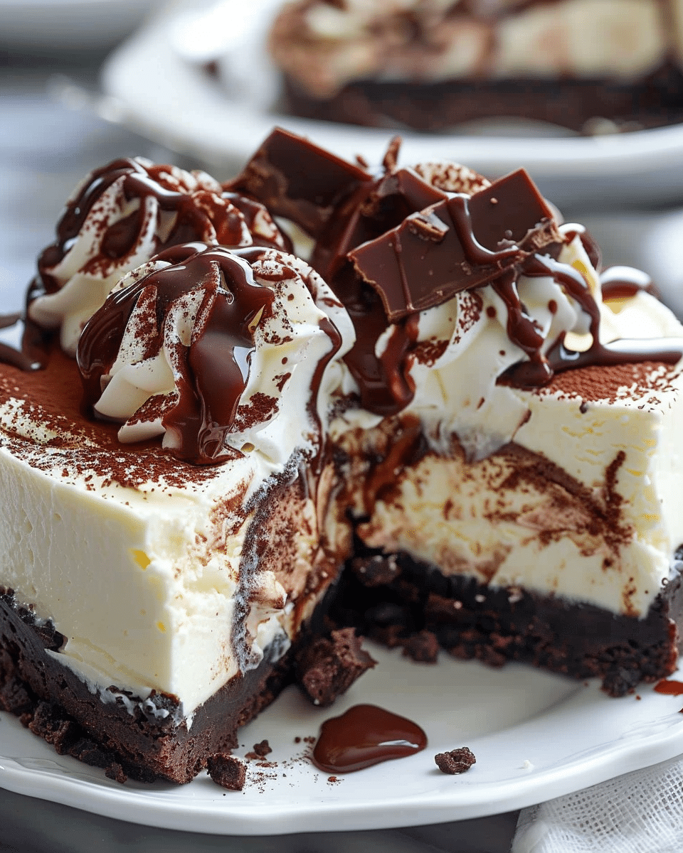 Brownie Sundae Cheesecake