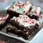Candy Cane Brownies