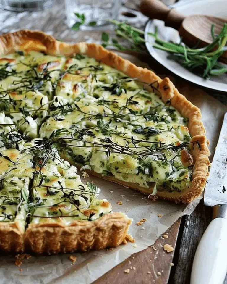 Cheese & Herb Free-Form Tart