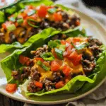 Cheeseburger Lettuce Wraps