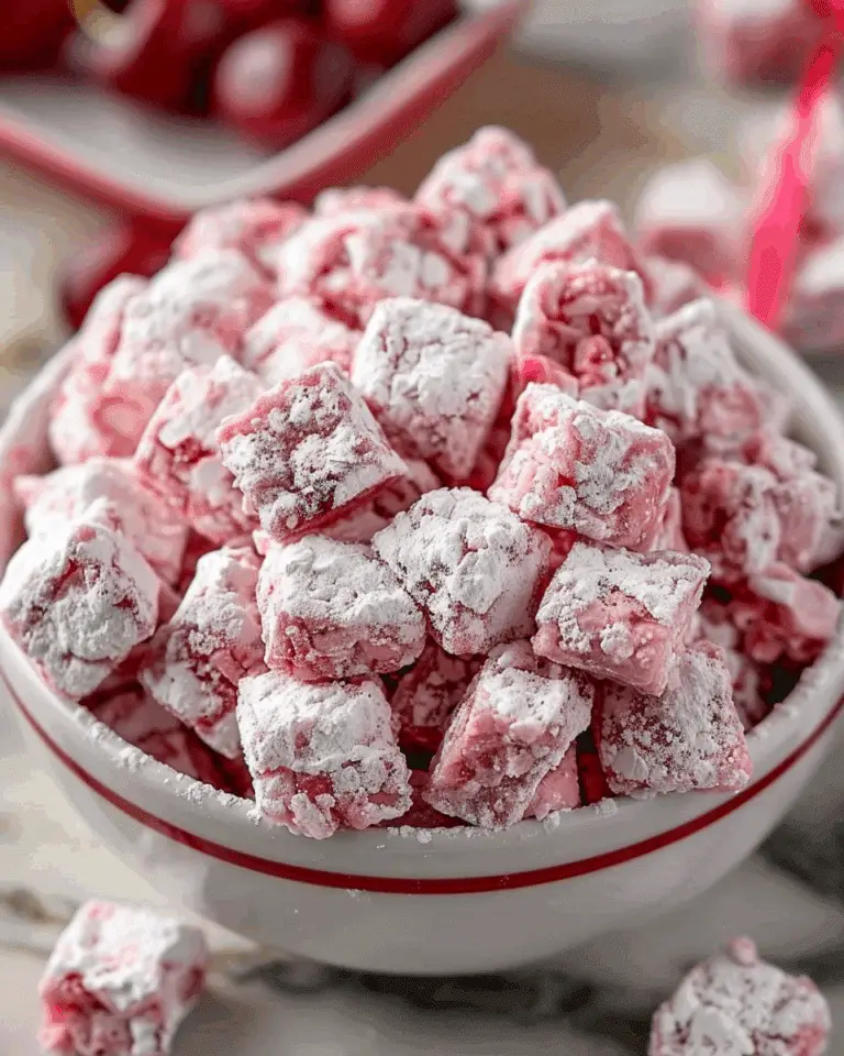 Cherry Cheesecake Puppy Chow