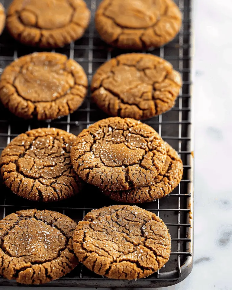 Chewy Ginger Molasses Cookies