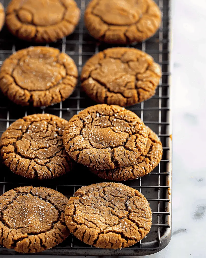 Chewy Ginger Molasses Cookies