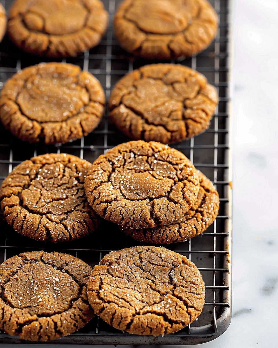 Chewy Ginger Molasses Cookies