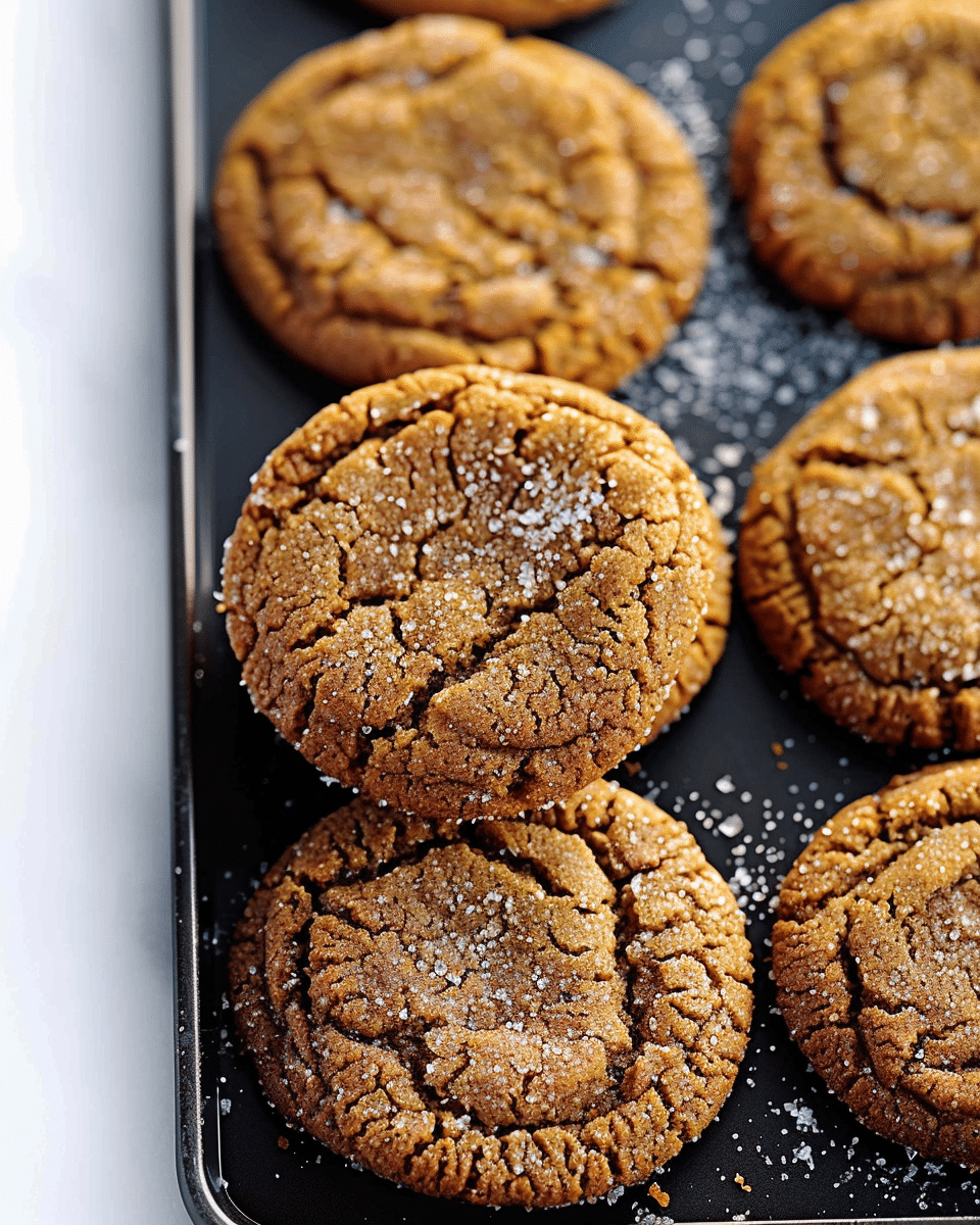 Chewy Ginger Molasses Cookies