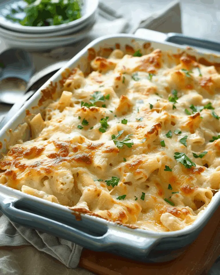 Chicken Alfredo Casserole