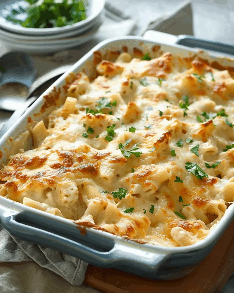 Chicken Alfredo Casserole